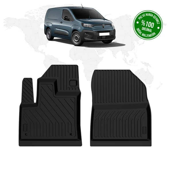 Citroen Berlingo Panelvan 4D Havuzlu Paspas (Ön 2 Parça) 2024 Model Ve Sonrası ürün görseli 1