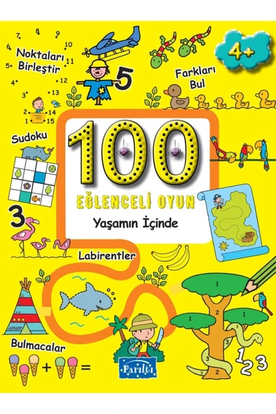 100 Eğlenceli Oyun - Yaşamın Içinde - Boyama ürün görseli 1