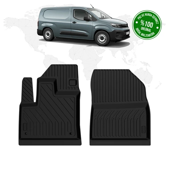 Opel Combo Panelvan 4D Havuzlu Paspas (Ön 2 Parça) 2024 Model Ve Sonrası ürün görseli 1