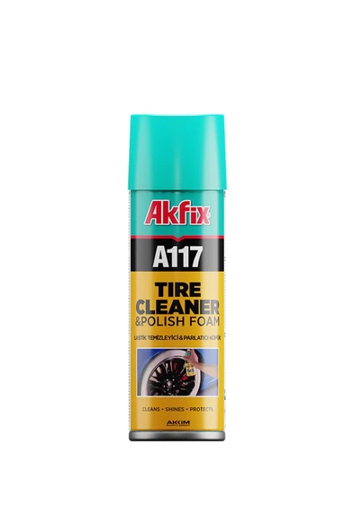 Akfix A117 Lastik Parlatıcı-Temizleyici Sprey 500 ml ürün görseli 1