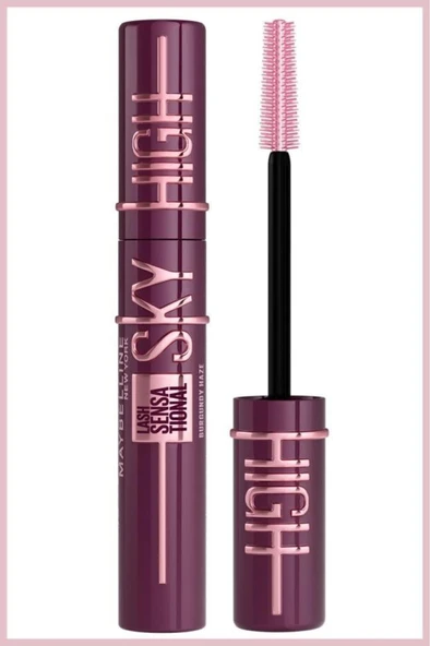Maybelline New York Lash Sensational Sky High Burgundy Haze Maskara ürün görseli 1