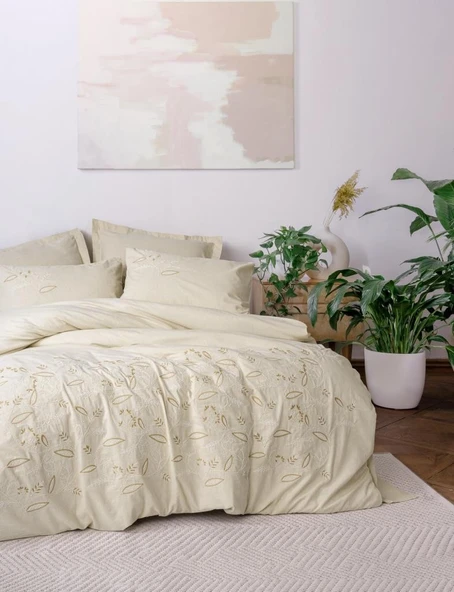Cotton Box Cotton Keten Çift Kişilik Nevresim Takımı Lapelis ürün görseli 1