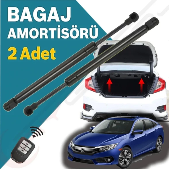 Honda Civic Fc5 Bagaj Amortisörü KİTİ- SET  2016-2021 ürün görseli 1