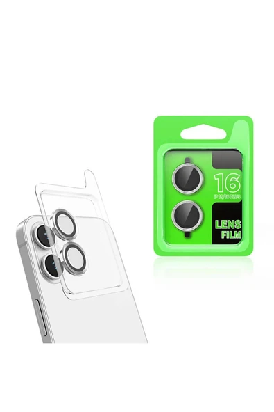 AbaTech iPhone 16 iPhone 16 Plus Kamera Koruma Lens Koruyucu Safir Cam ürün görseli 1