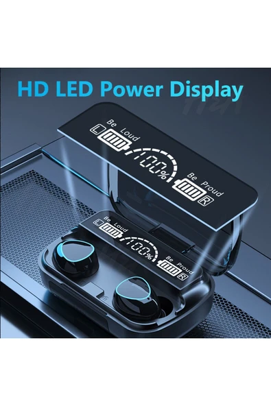 YİĞİT GSM M10 Earbuds Kulak Içi Tws Bluetooth Kulaklık Led Göstergeli Powerbankli Kablosuz Wireless V5.1 ürün görseli 1