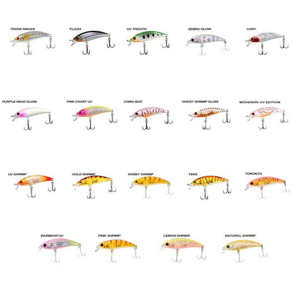 Ryuji Baby Minnow Sinking 5cm 4.5gr Maket Yem ürün görseli 1