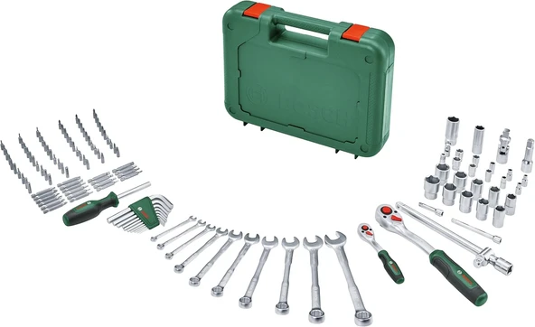 Bosch Gelişmiş Çok Amaçlı Montaj El Aleti Seti 132 Parça - 1600A02Z9B ürün görseli 1