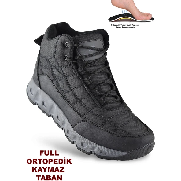 2602 Ortopedik Bağlı Outdoor  Erkek  Bot Ayakkabı Günlük Erkek Kışlık Bot ürün görseli 1