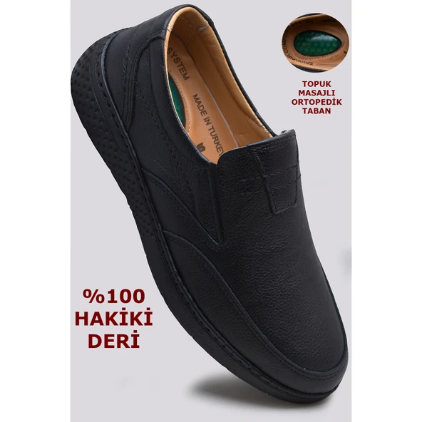 7575 Ortopedik Hakiki Deri Mevsimlik Kışlık Erkek Ayakkabı Casual Ayakkabı ürün görseli 1