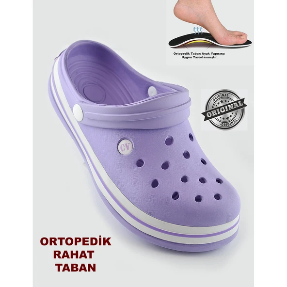 15090 CV Crosss Tarzı Unisex Terlik Hemşire Doktor Terliği ürün görseli 1