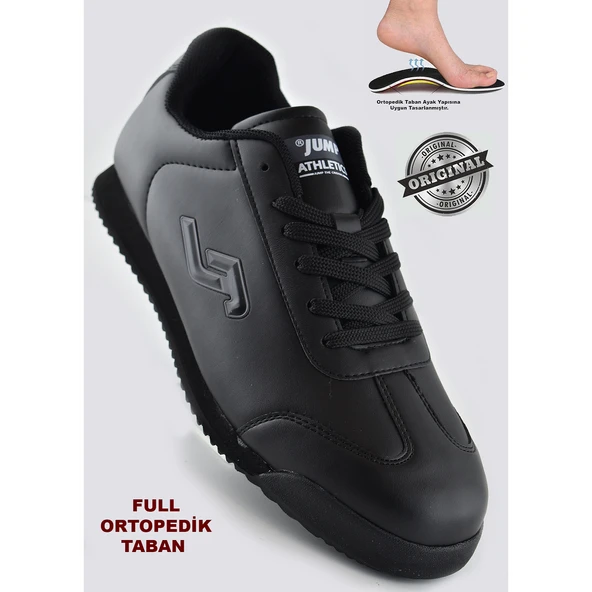 Jump 28165  Siyah Erkek Spor Ayakkabı Yürüyüş Spor Ayakkabı ürün görseli 1