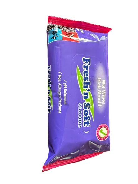 Fresh'n Soft Islak Cep Mendil - Alkolsüz ve pH Dengelenmiş - Çiçeksi Kokular - 15 Adetlik 1 Paket ürün görseli 1