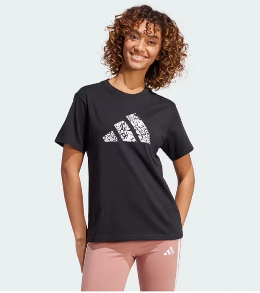 Adidas W C Camo Tee Kadın Tişört JJ4110 ürün görseli 1