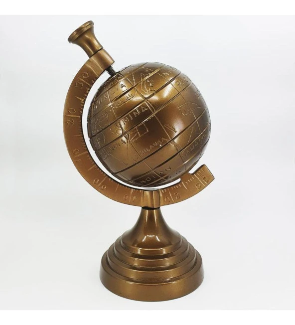 Antik Bronz Yerküre ürün görseli 1