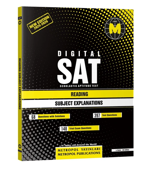 DIGITAL SAT READING (NEW EDITION) (SUBJECT EXPLANATIONS) ürün görseli 1