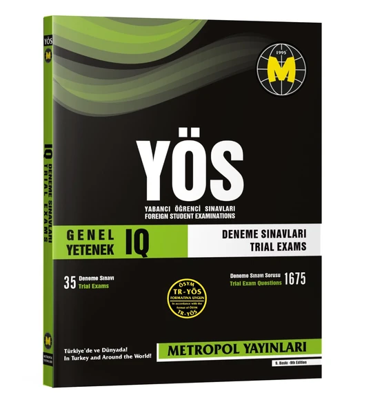 TR-YÖS GENEL YETENEK (IQ) DENEME SINAVLARI (35 SINAV) ürün görseli 1