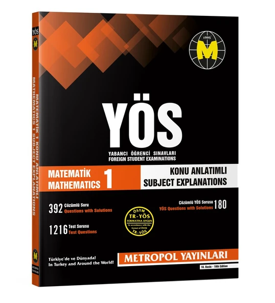 TR-YÖS MATEMATİK-1 (KONU ANLATIMLI-ÖRNEK ÇÖZÜMLÜ) ürün görseli 1