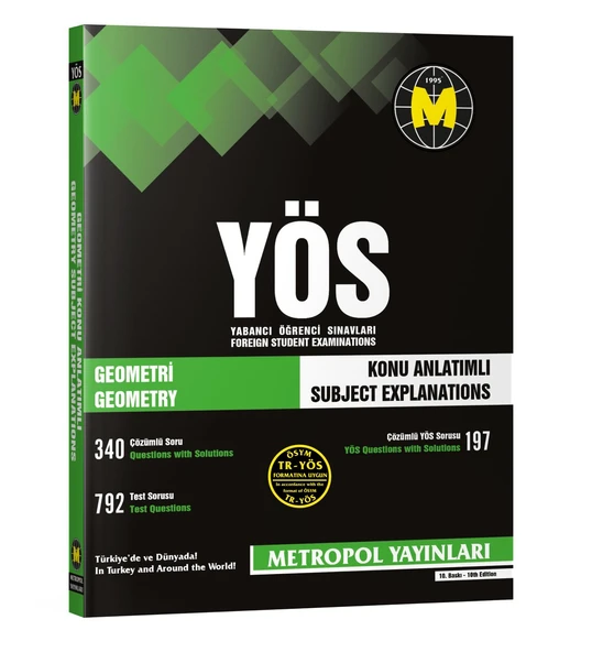 TR-YÖS GEOMETRİ (KONU ANLATIMLI-ÖRNEK ÇÖZÜMLÜ) ürün görseli 1