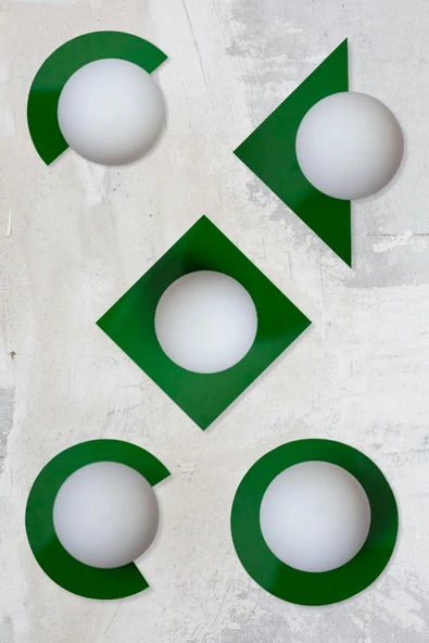 D-light Dünya Aplik Yeşil - Resim 3
