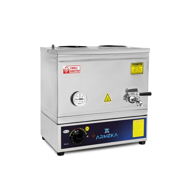 Armeka Platin 30 Litre Elektrikli Pleytsiz Çay Kazanı & Kahveci Kazanı Sanayi Tipi ürün görseli 1
