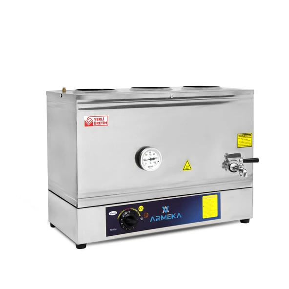 Armeka Platin 40 L Pleytsiz Çay Kazanı Kahveci Kazanı Kahve Ve Çay Ocağı Inox Sanayi Tipi ürün görseli 1