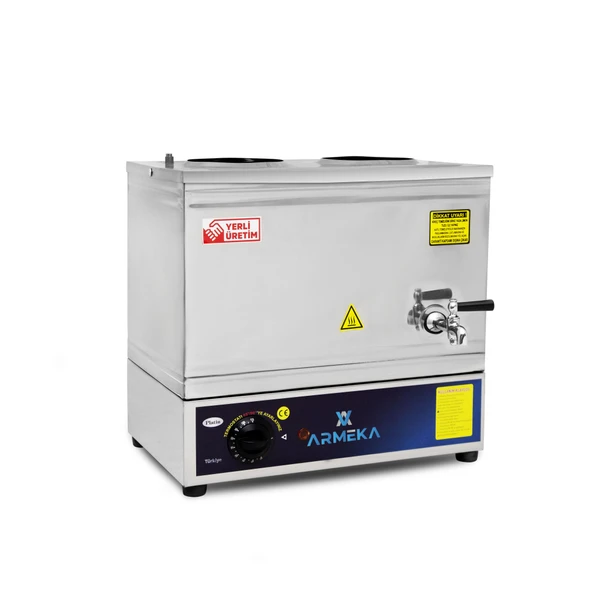 Armeka Platin 20 Litre Elektrikli Pleytsiz Çay Kazanı & Kahveci Kazanı & Kahve Ve Çay Ocağı Inox ürün görseli 1