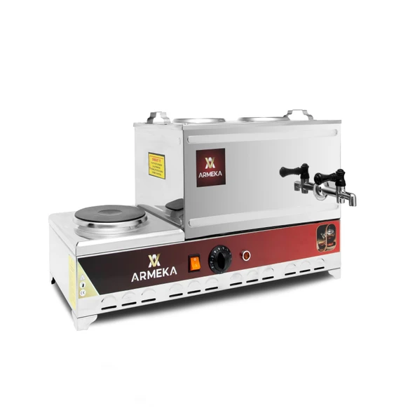 Armeka Çay Kazanı 20 Litre Elektrikli Çay Kazanı Kahveci Kazanı Pleytli Elektrikli Ocaklı ürün görseli 1