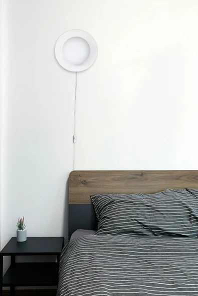 D-light Dünya Aplik Fişli Beyaz ürün görseli 1