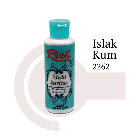 Rich Multi Surface Akrilik Boya 120ml 2262 Islak Kum ürün görseli 1