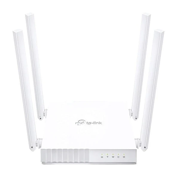 Tp-Link Archer C24 AC750 4 Port Kablosuz Dual Band Router Wifi Sinyal Güçlendirici ürün görseli 1