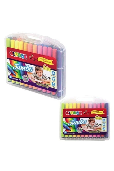 Keçeli Kalem Jumbo Üçgen 24 Lü 1517 / Globox ürün görseli 1