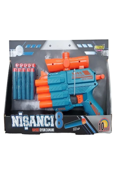 Nişancı 8 Dart Atan Silah Mavi ürün görseli 1
