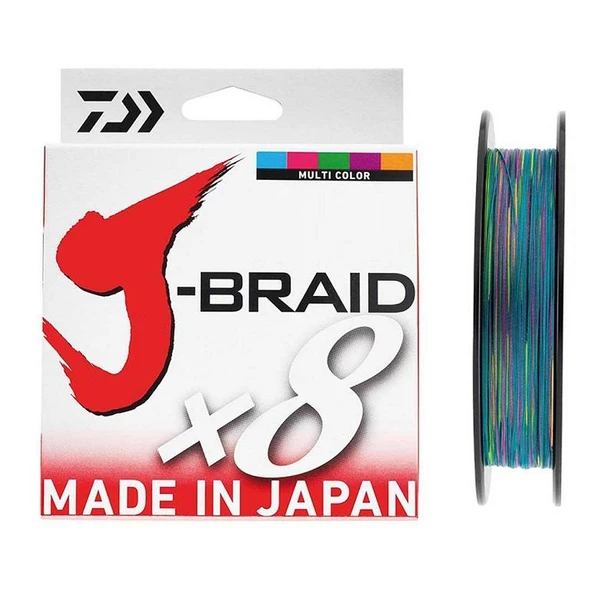Daiwa JBraid 8B 150m Multicolor İp Misina ürün görseli 1