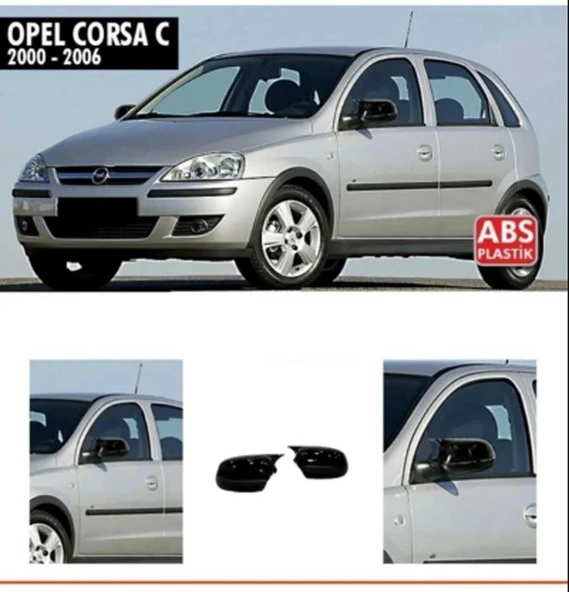 Opel Corsa C 2000-2006 Yarasa / Batman Ayna Kapağı ürün görseli 1