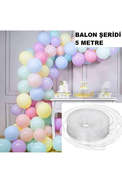 5 Metre Balon Zinciri Şeriti ürün görseli 1