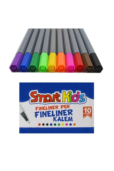 Fineliner Kalem 10 Renk ürün görseli 1