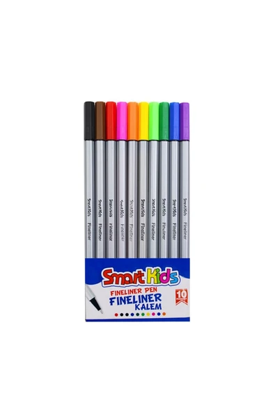Fineliner Kalem 10 Renk - Resim 3
