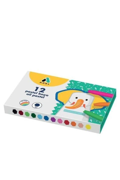 12 Renk Pastel Boya Seti ürün görseli 1