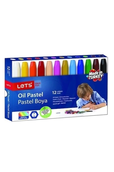 12 Renk Pastel Boya Karton Kutu ürün görseli 1