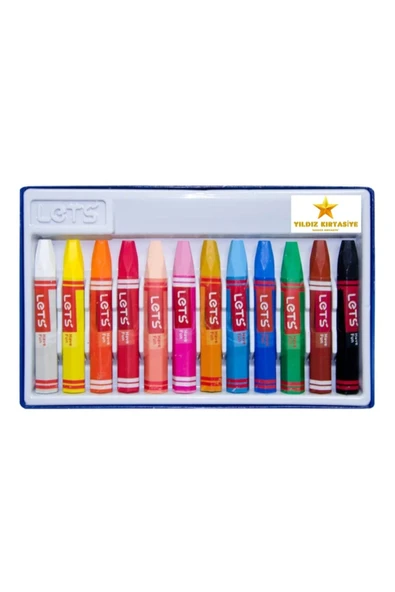 Pastel Boya 12 Renk L-6120 - Resim 2