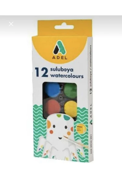 Suluboya 12 Renk Adel ürün görseli 1