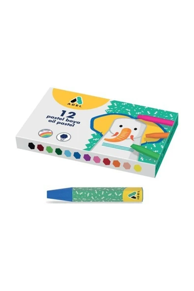 12'li Pastel Boya Seti ürün görseli 1