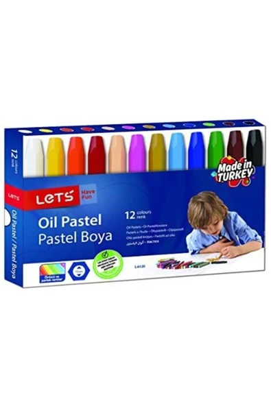 12'li Pastel Boya 12 Renk Yağlı Pastel Boya ürün görseli 1