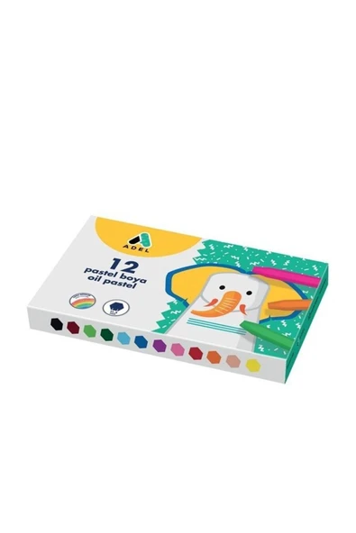 Adel Pastel Boya 12 Renk ürün görseli 1