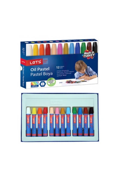 Let`s 12`li Pastel Boya L-6120 ürün görseli 1