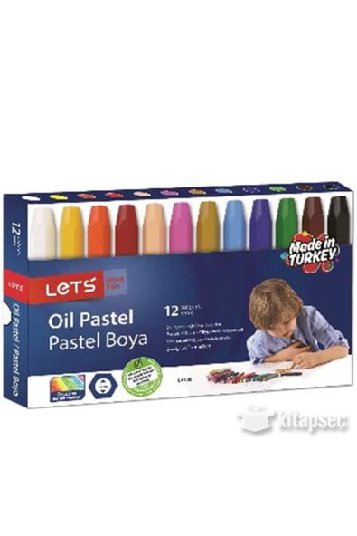 Lets Pastel Boya 12 Renk L 6120 ürün görseli 1