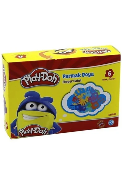 Marka: Play-doh 6 Renk Parmak Boyası 30 Ml Pr001 Kategori: Akrilik Boya ürün görseli 1