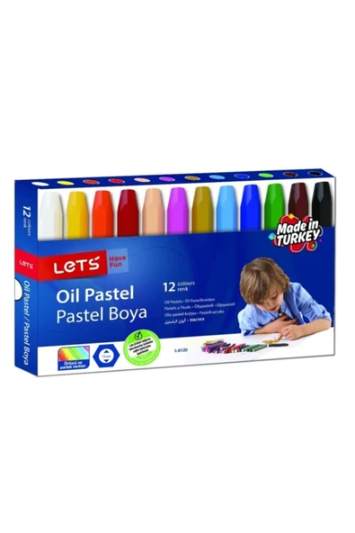 12'li Karton Kutu Pastel Boya ürün görseli 1