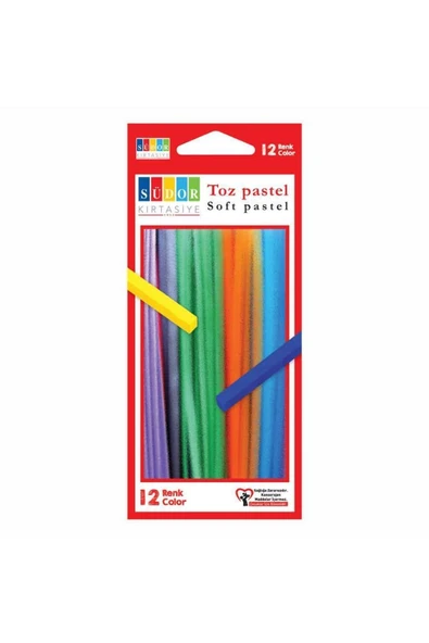 Toz Pastel Boya 12li ürün görseli 1