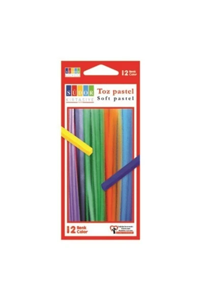 Toz Pastel Boya 12 Renk Bs-97 ürün görseli 1